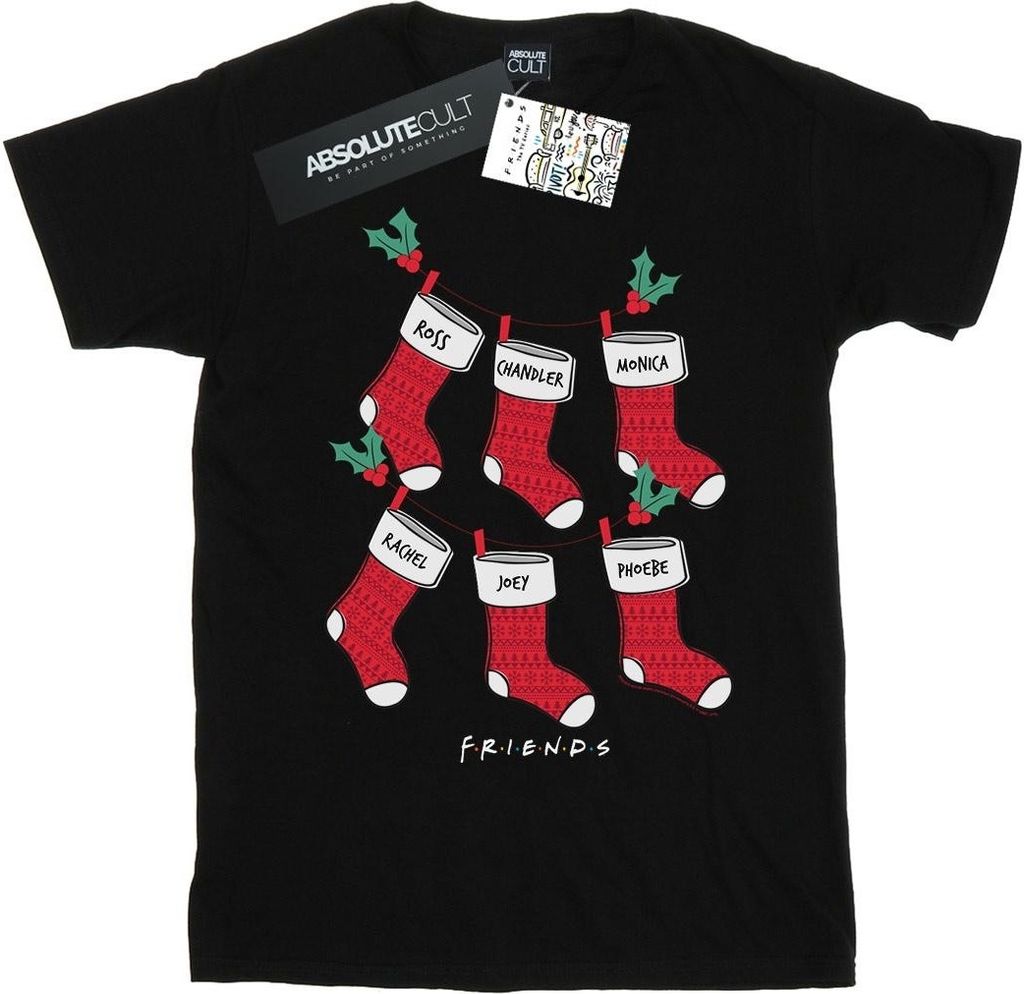 Friends - T-Shirt für Damen BI24144 (XL) (Schwarz) Produktbild 