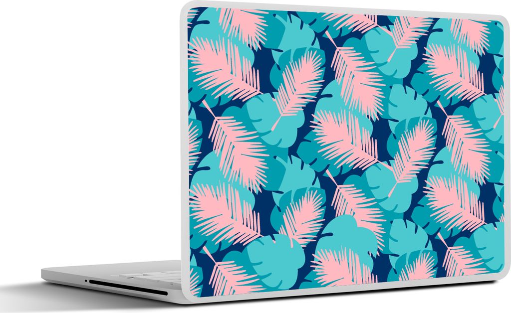 MuchoWow Laptop Aufkleber Sticker Cover Muster - Dschungel - Blatt 36.5x27.5 cm - Laptop-Sticker