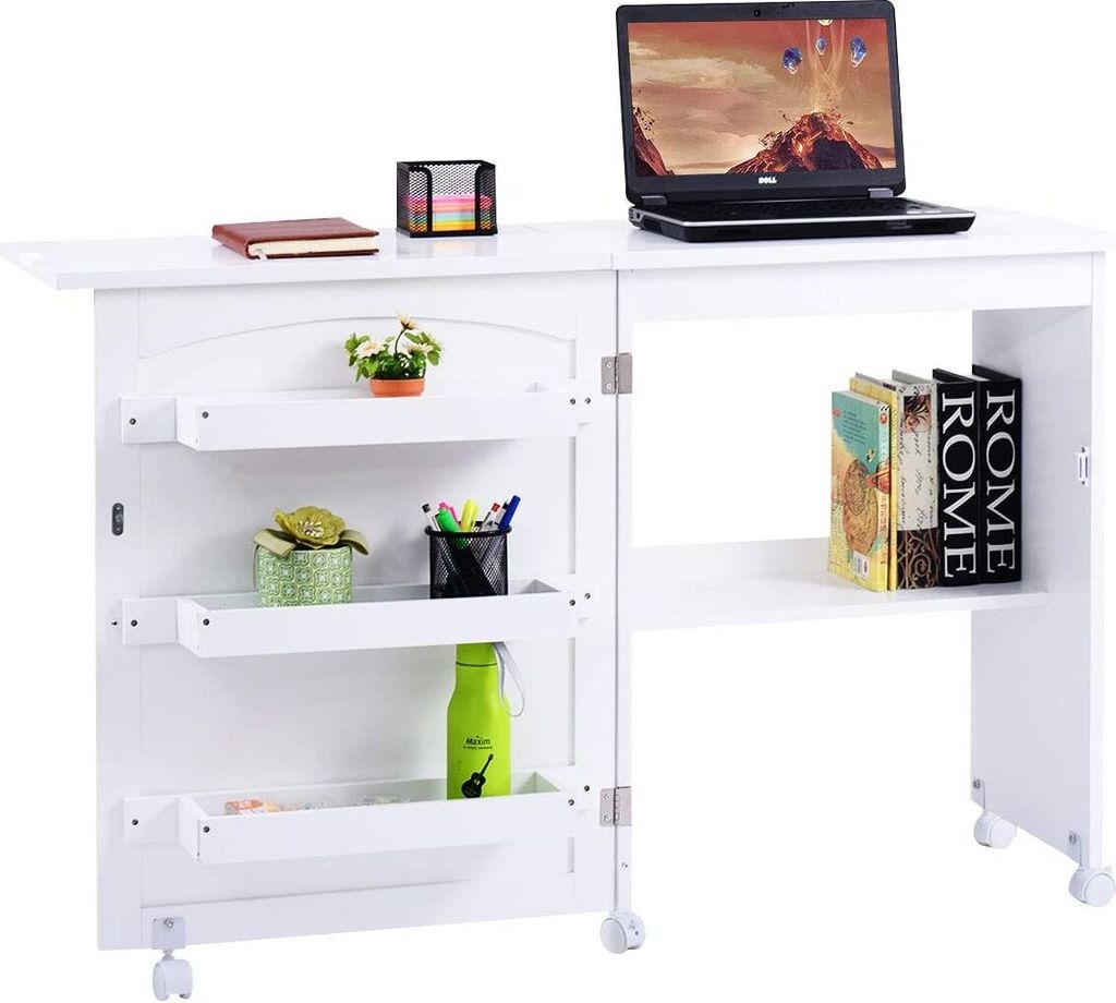 Nähtisch Nähmaschinenschrank Faltbar, Nähschrank Nähmöbel, Produktbild 7