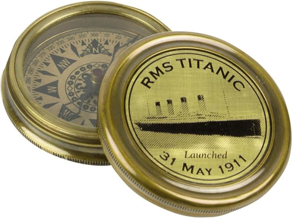 Nauticalia RMS Titanic Tribute Kompass, Messing