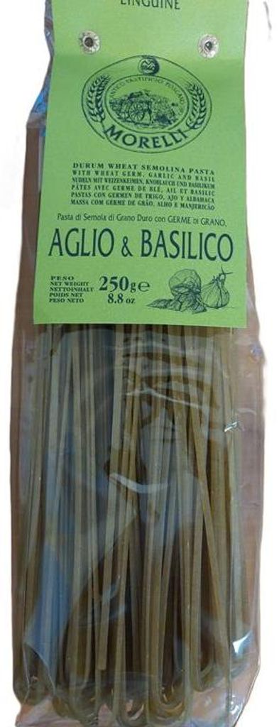 Morelli Linguine all` Aglio e Basilico/Knoblauch u. Produktbild 