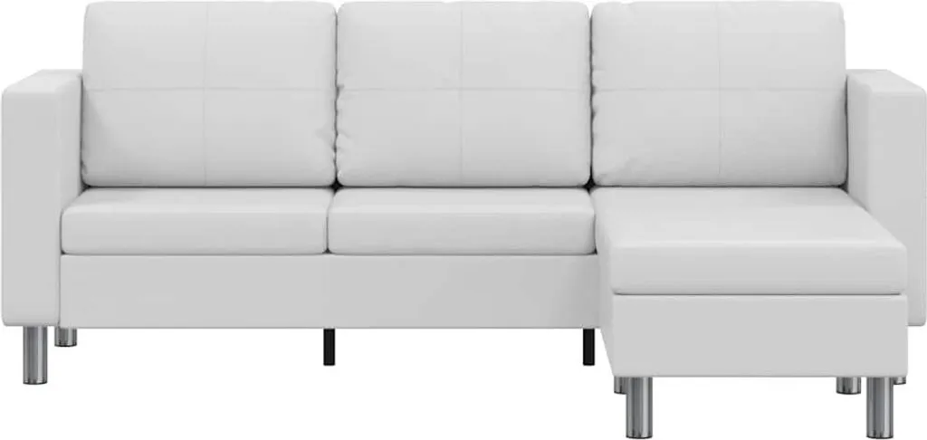 Canapé 3 places blanc modulaire : la solution gain de place idéale