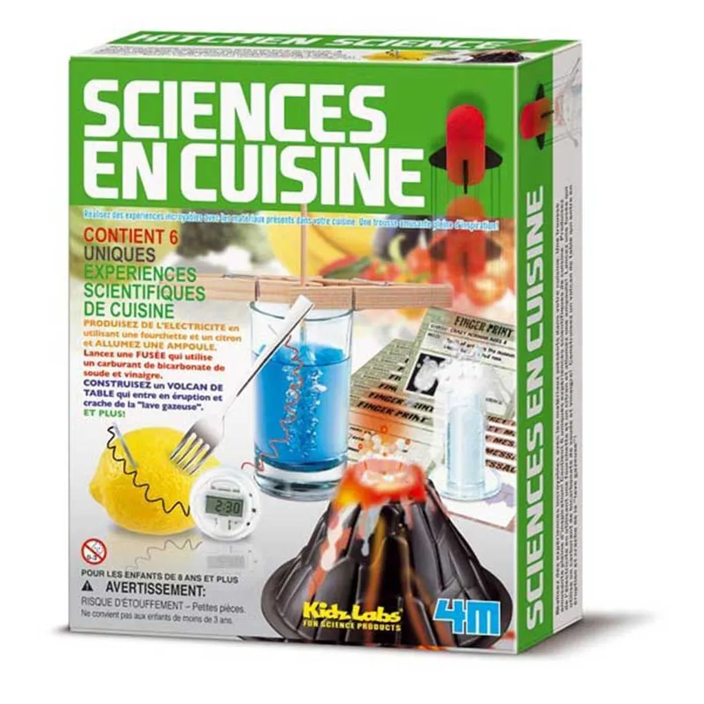 Jeu éducatif scientifique 4M KidzLabs Cuisine pour apprendre en s'amusant