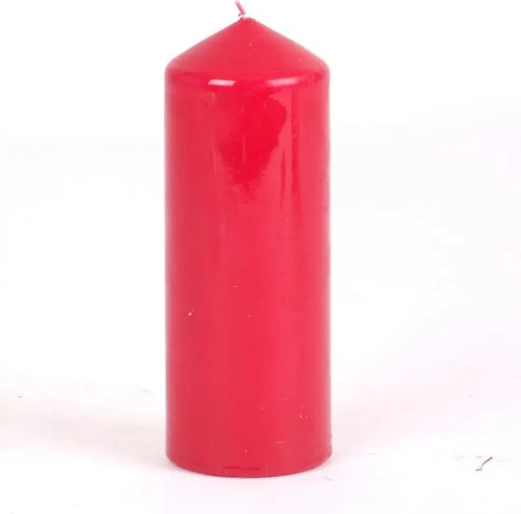 Bougies Noël anti-coulures lot de 6 grand format longue durée 64h