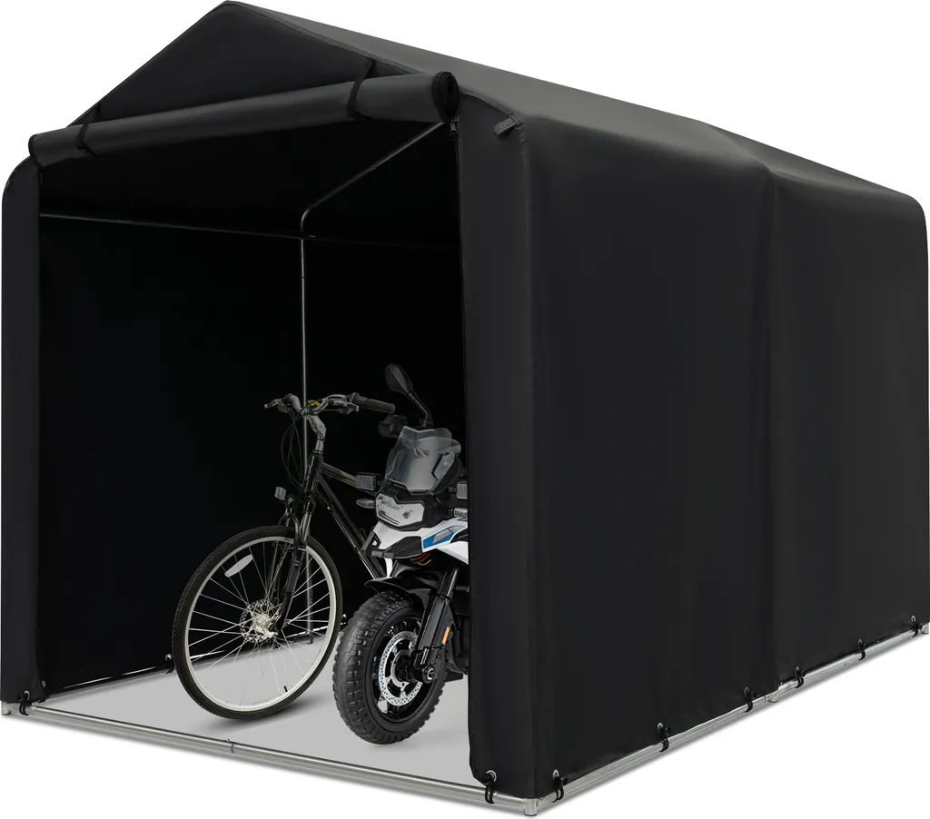 Abri Vélo Étanche contre la Rouille, Garage Portable avec Accès Facile