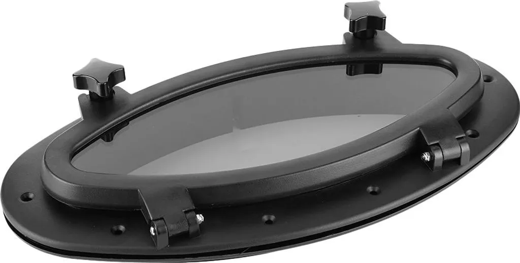 Hublot de Pont Ovale en Stalinite de Sécurité avec Cadre ABS pour RV