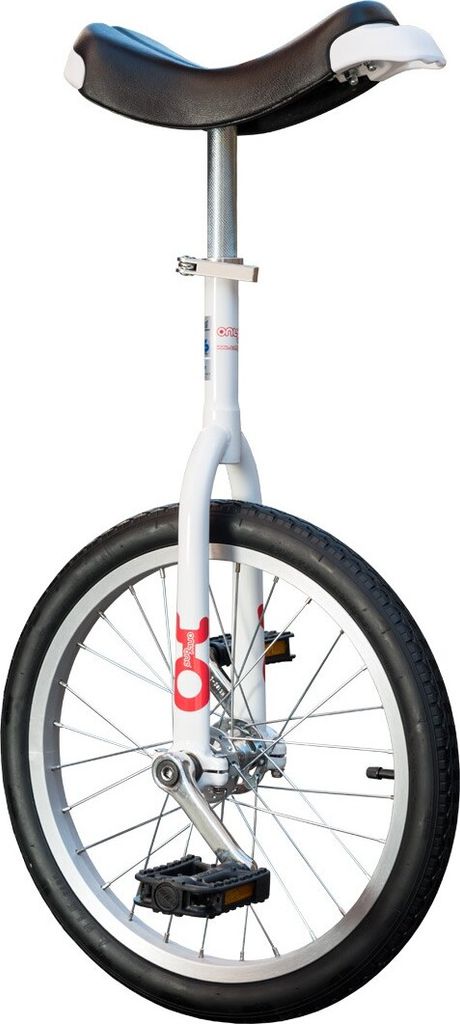 QU-AX Einrad OnlyOne 18", weisse Alufelgen, Reifen schwarz Produktbild 