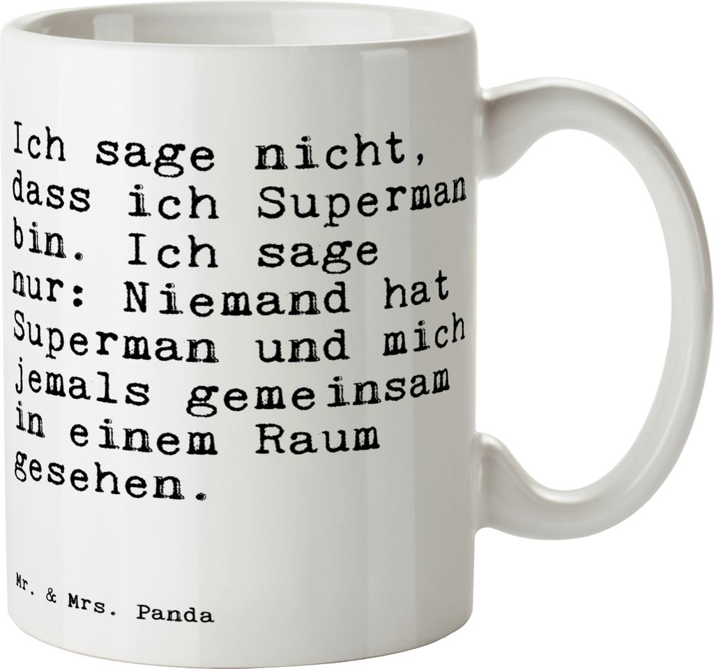 Mr. & Mrs. Panda Kaffeebecher Ich sage nicht, dass... - Produktbild 