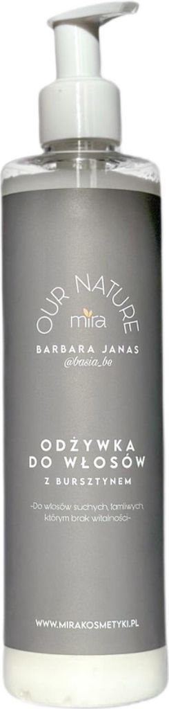 Bernstein-Infusion Haarspülung Mira Amber - Natürliche Pflege & Glanz für Ihr Haar, 300 ml