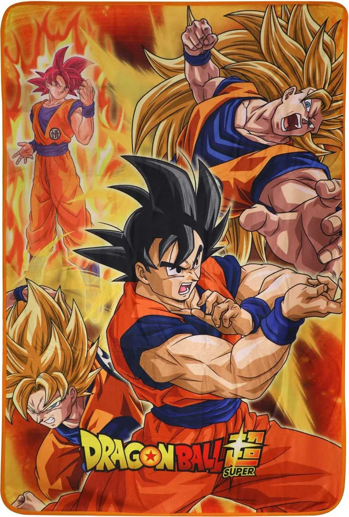 Couverture de Canapé Dragon Ball Super Goku Idéal pour Soirée TV