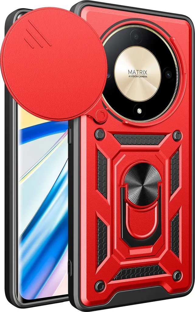 Migliore Custodia Honor X9b Rossa: Protezione 360 e Anello Supporto