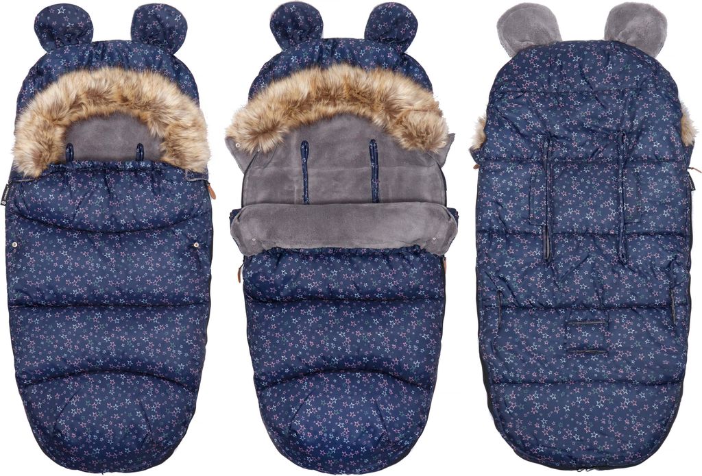 Zimní dětský spací pytel Footmuff s legračníma ušima do Obrázek produktu 8