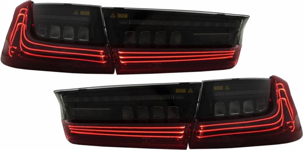 Voll LED Rückleuchten für BMW 3er G20 Limousine 2018-2022 Roter Laser-Look Dynamisch.