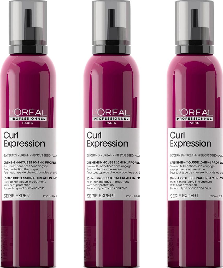 Curl Expression 10 in 1 Cream-in-Mousse 3x250 ml