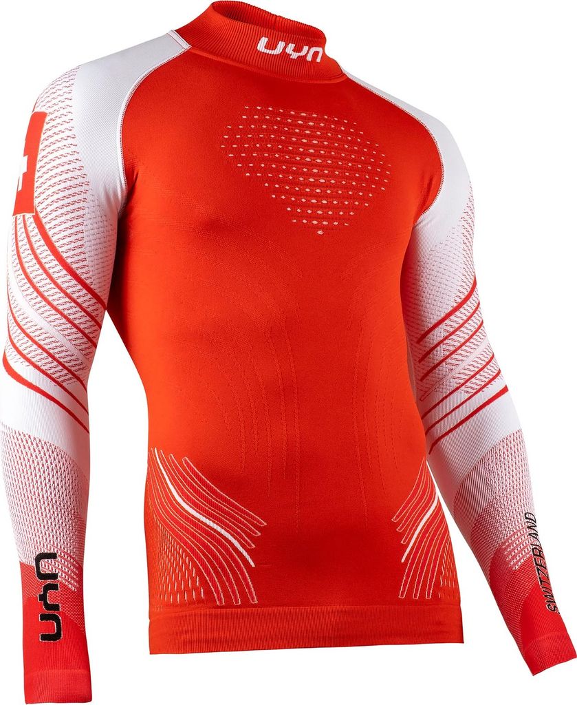 UYN Natyon 2.0 langarm Ski-Funktionsshirt Unisex Switzerland L/XL