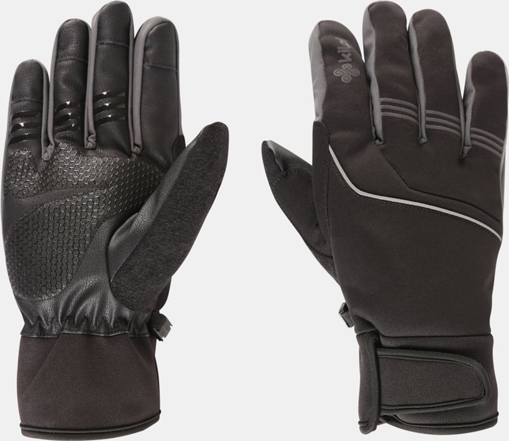 Kilpi CINQO-U Softshell-Isolierhandschuhe, SCHWARZ, Größe M