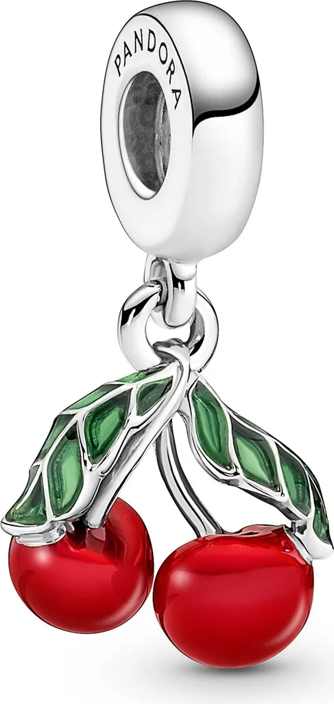 Pandora Charm Ciliegie 791583C01 - Pendente Argento 925 Originale