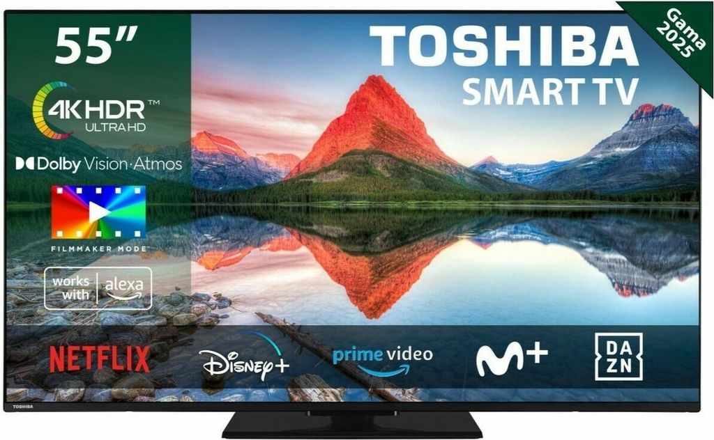 Toshiba 55UV3463DG 55 4K UHD (2160p) Sort