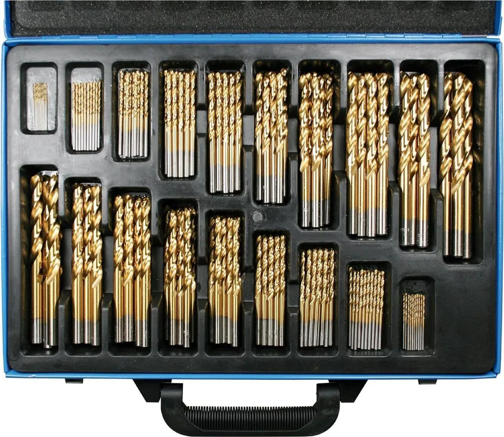 SW-Stahl 80210L Jeu de forets hélicoïdaux HSS rectifiés pour métaux