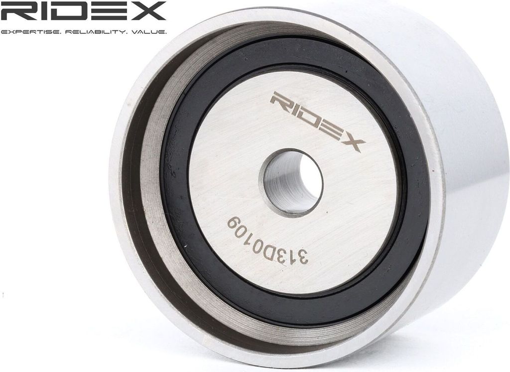 RIDEX 313D0109 - OE 24450 37100 Umlenkrolle, Zahnriemen für Coupe (GK), Santa Fe I , Sonata IV (EF), Tucson (JM), Sportage (JE, KM)