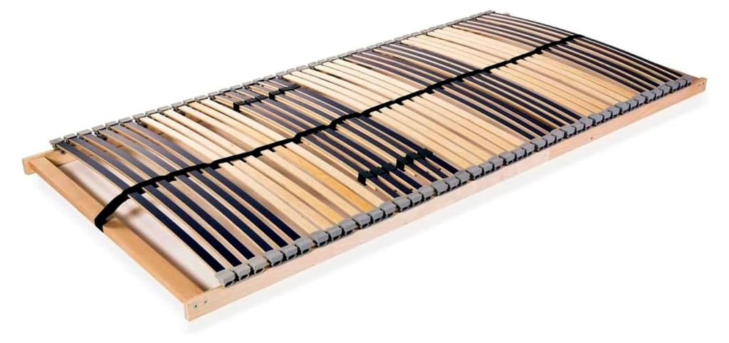 Lattenrost ohne Matratze mit 42 Latten 7 Zonen 120x200 cm