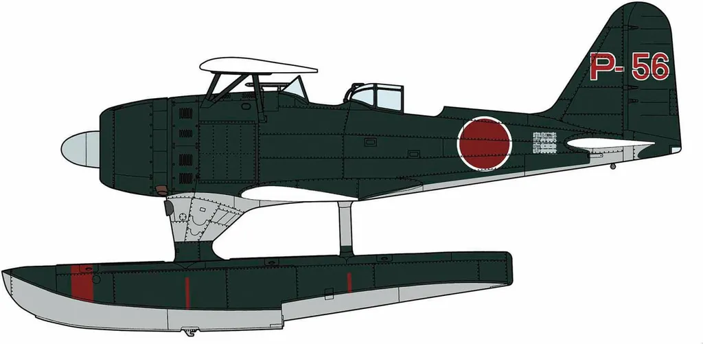 Maquette d'avion Mitsubishi F1M2 Type Zero Pete 1/48 en Kit Plastique