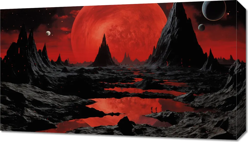 Quadro 70x40 cm Pienezza nelle terre lontane