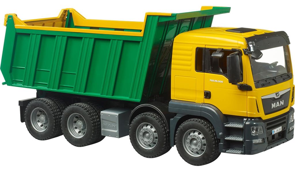 MAN TGS Wywrotka żółto-zielona Zdjęcie produktu 