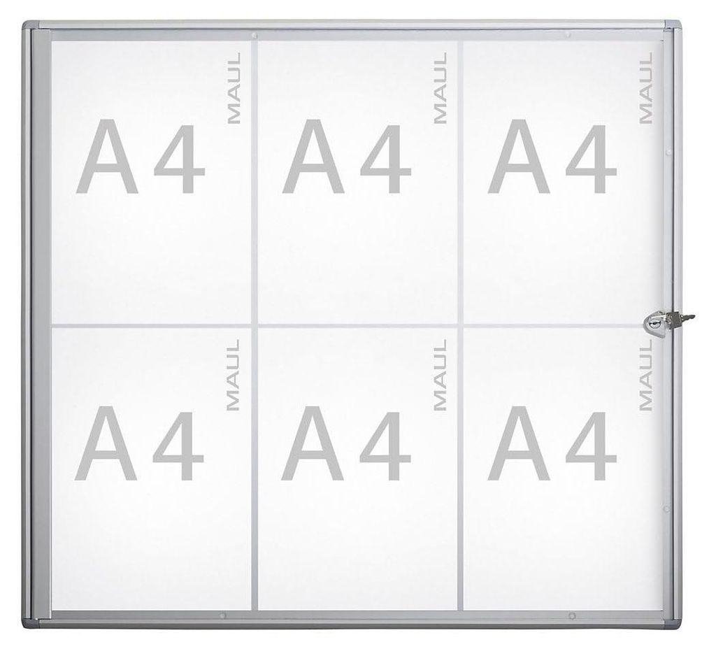MAUL Vitrine d'affichage MAULextraslim format paysage 6 x Image du produit 
