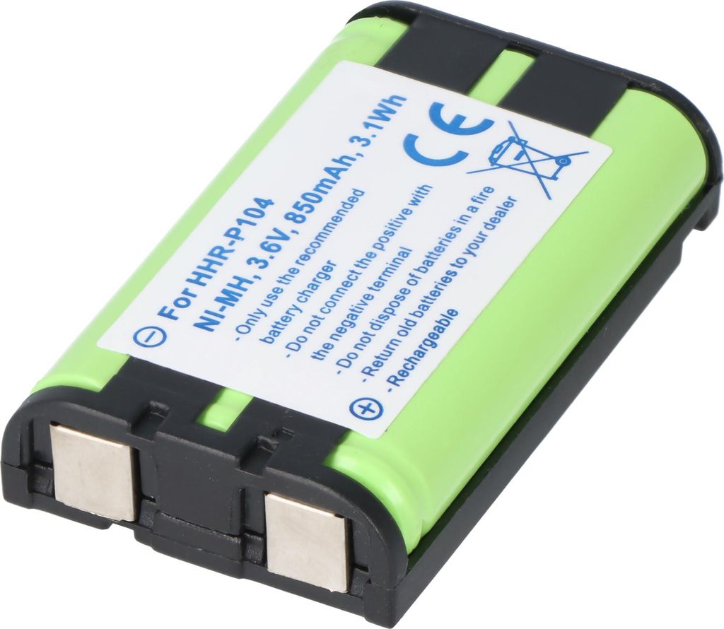 Akku passend für Panasonic KX-TG2302B, Panasonic KX-TG2312, Produktbild 