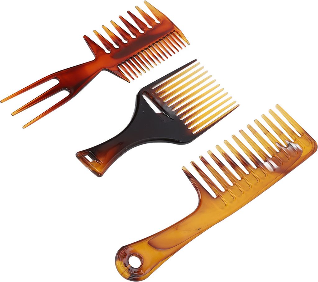 Styling Kamm Set,Haarstyling Kamm,Breiter Zahnkamm,Pick Kamm,Fischgrätenkamm,Barbier Pick Kamm