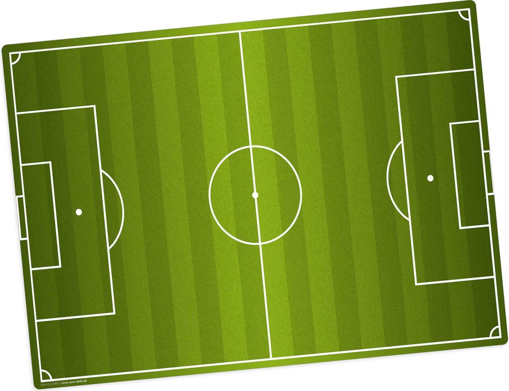 Tischset | Platzset abwaschbar für Kinder – Fußballfeld Produktbild 