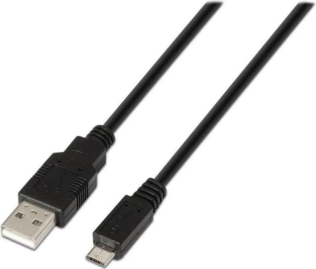 Kabel usb(a) auf micro usb(b) 2.0 aisens 0.8m schwarz