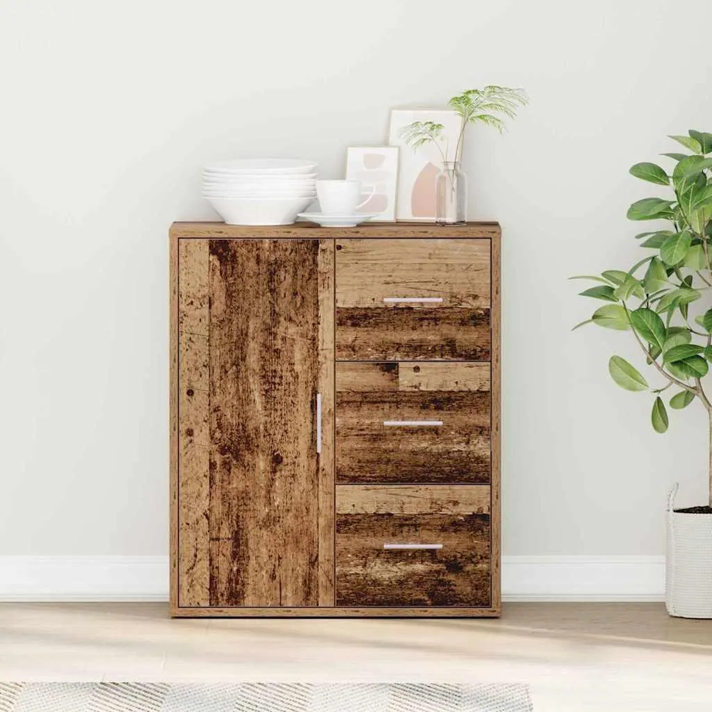 Credenza vidaXL Design Industrial Legno Recupero 60x70 | Arredo Chic