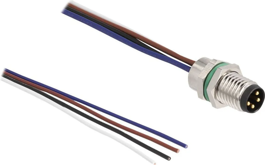 Delock Cavo Pannello M8 4 Pin A-Coded 0.5m - Soluzione Cablaggio