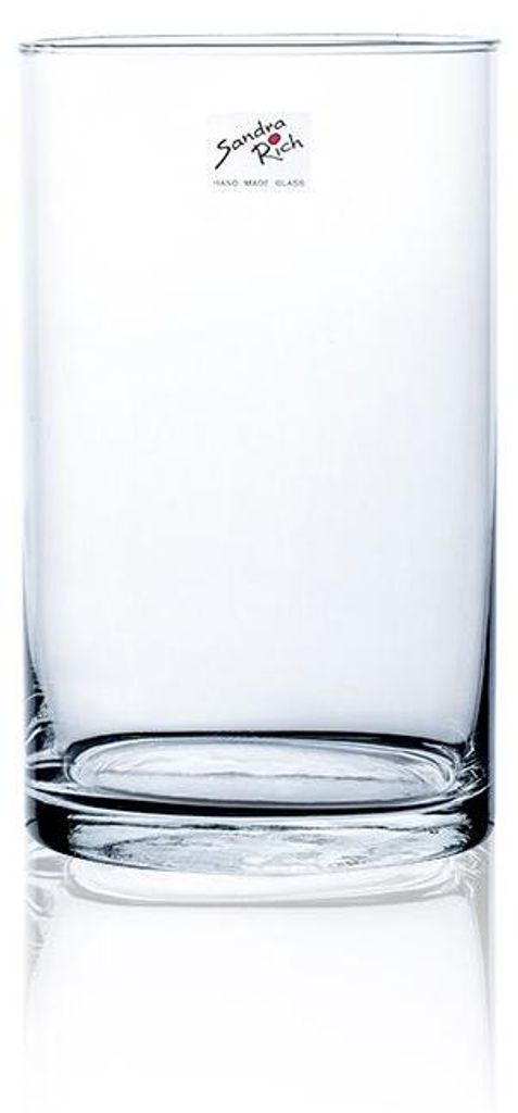 6er Set Glasvasen, Dekogläser CYLI H 20cm D. 12cm Produktbild 