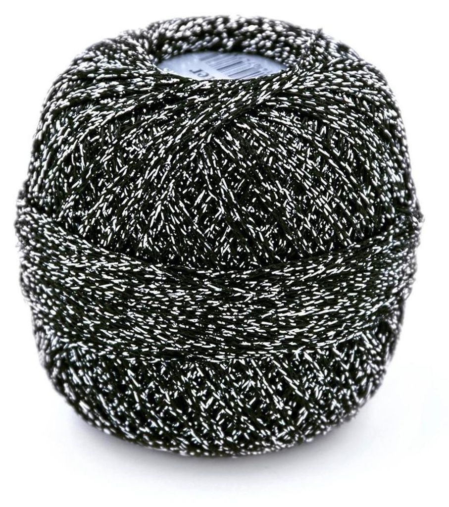Gründ Glitter Garn uni 25g,110 m LL,85 % Viskose/15%met. Produktbild 