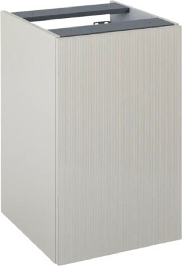 Jungborn Mittelschrank NONUS mit Wäschekippe BxHxT 400 x 635 x 453 mm Frontfarbe fume matt
