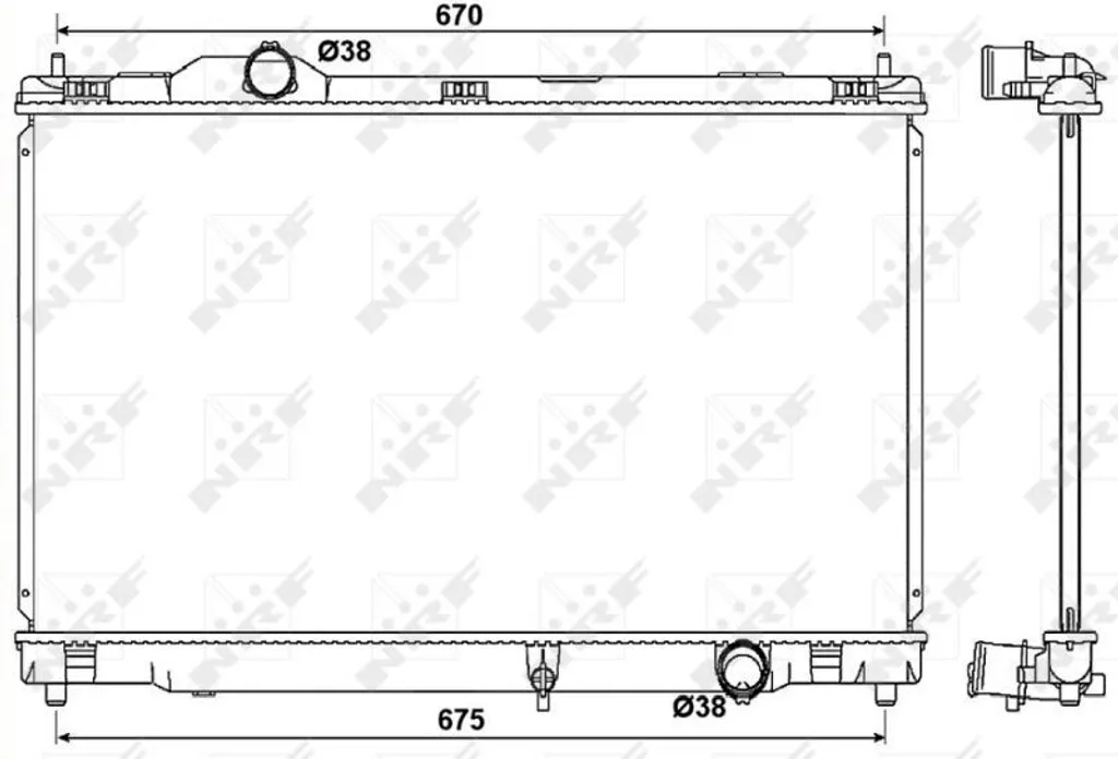 Radiateur de refroidissement pour GS S19 - Remplacez votre OE 1640031370