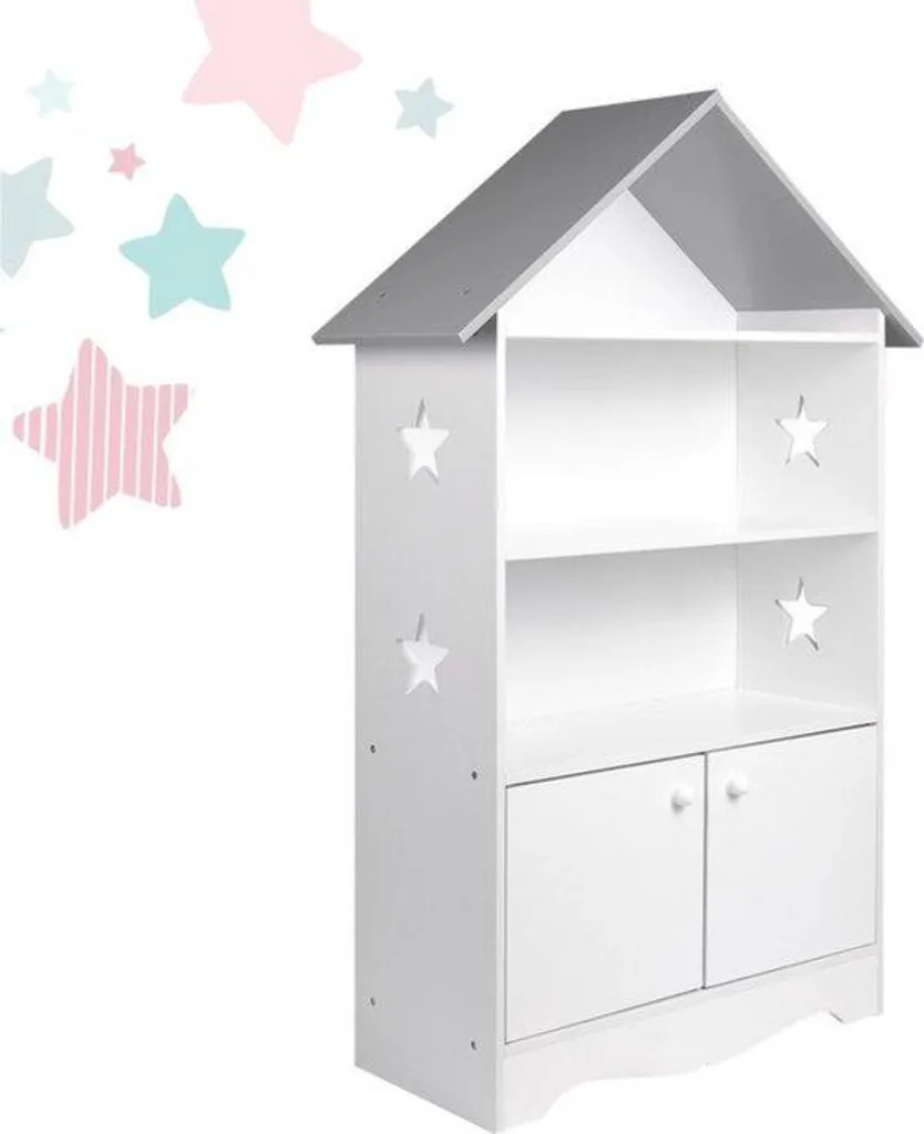 Garde-robe blanche pour chambre d'enfant en MDF - Armoire de rangement