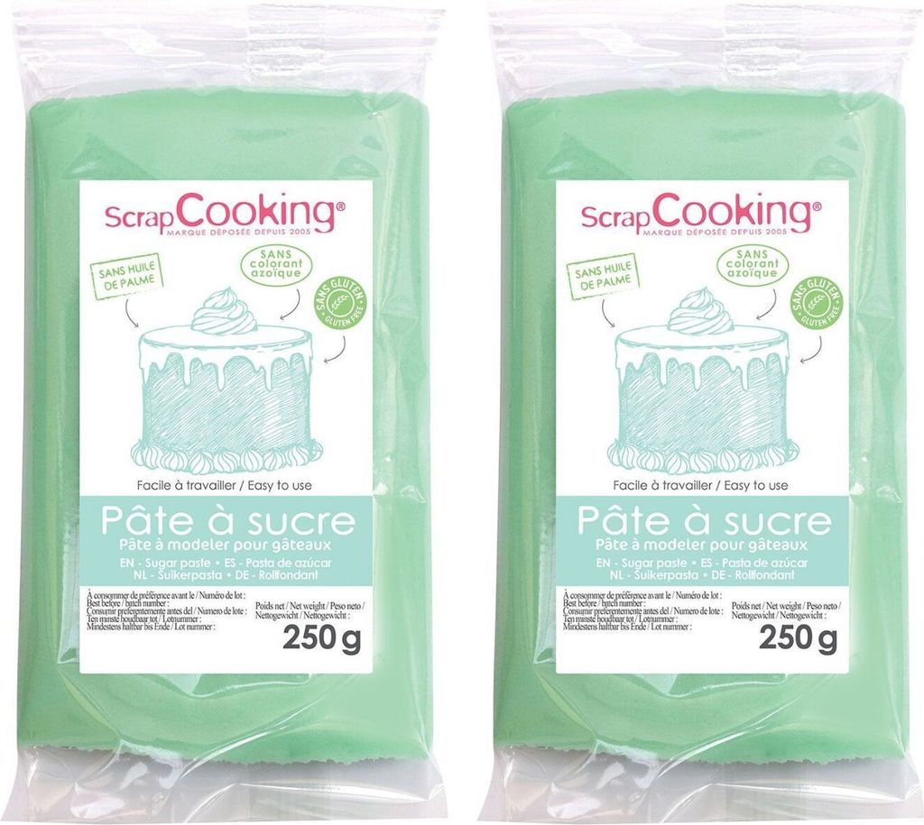 Wassergrüne Fondant 500 g
