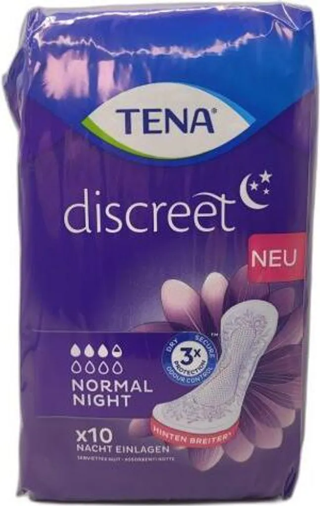 Tena Discreet Normal Nuit avec technologie Fresh Odour Control, 10 pcs - 2