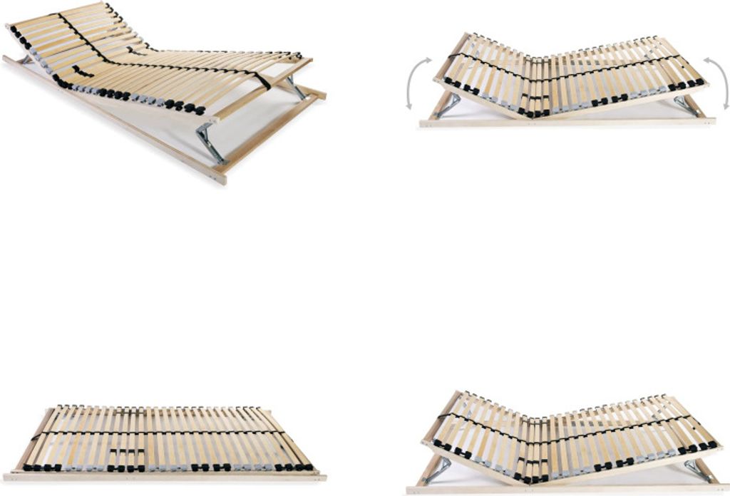 vidaXL Lattenrost mit 28 Lamellen 7 Zonen 70 x 200 cm - Lattenrost - Bettrost - Mattenrost - Matratzenrost