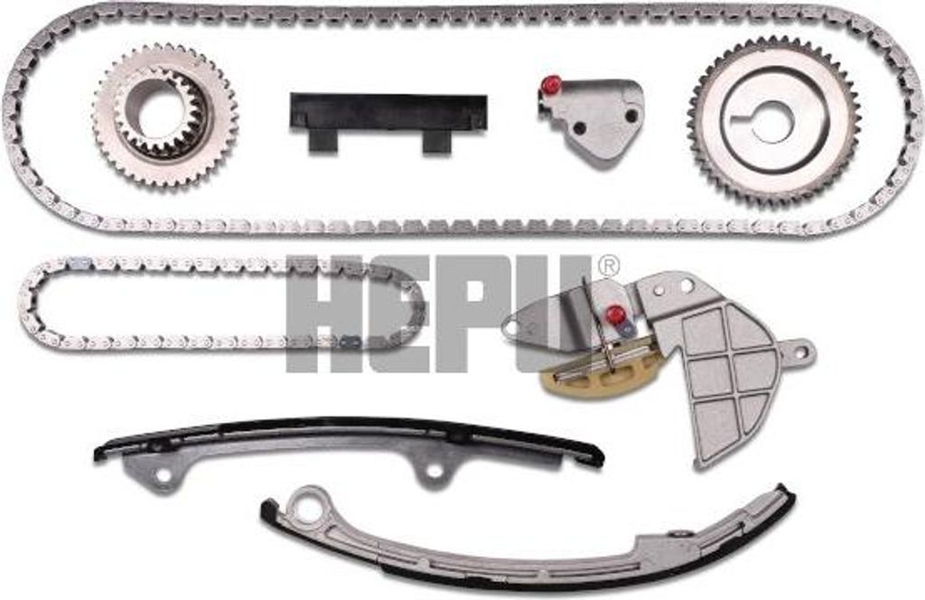 HEPU 21-0396 Steuerkettensatz OE 130286N200 kompatibel mit Primera, X-Trail