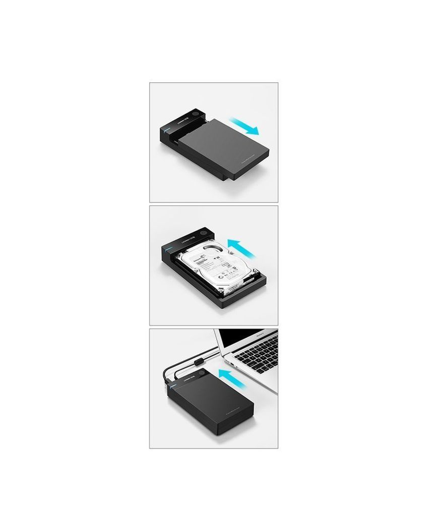 UGREEN Externý kryt pevného disku pre 3,5-Zoll-SATA Obrázok produktu 10