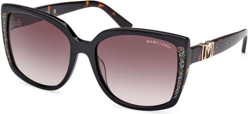 Guess Marciano Gm00013 Damen-sonnenbrille Schwarz Gradient Smoke Mann Schwarz Gradient Smoke