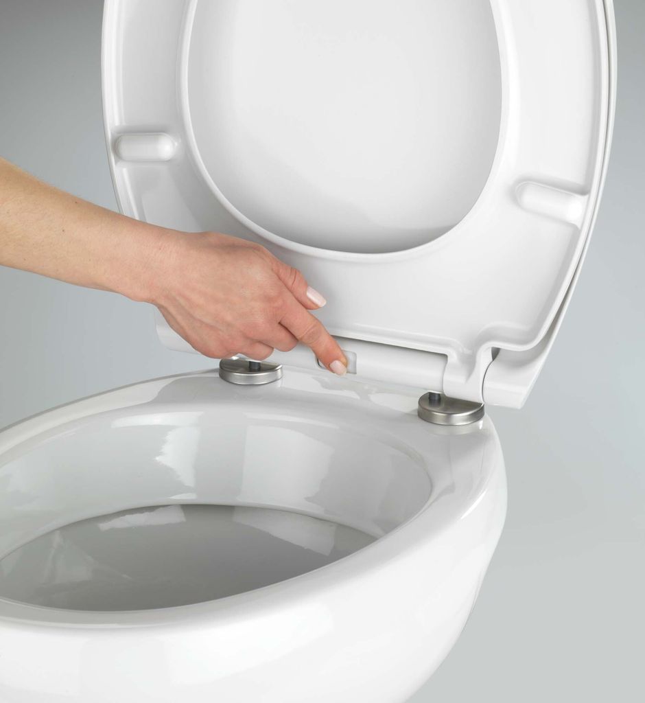 Premium WC-Sitz Samos Weiß mit Absenkautomatik Produktbild 4