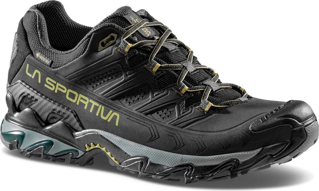 La Sportiva Ultra Raptor II Leather GTX Multifunktionsschuhe Herren Black/Cedar 45.5