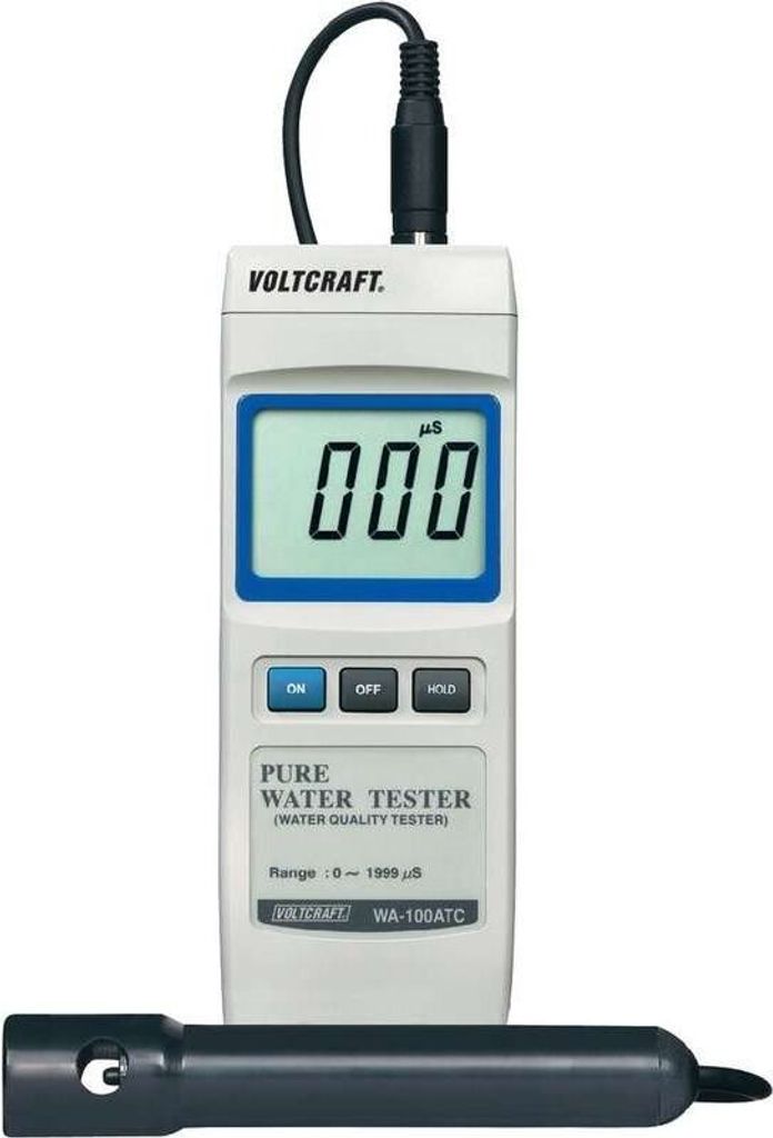 Leitfähigkeits-Messgerät VOLTCRAFT WA-100 ATC 3 % 0 - 1999 Produktbild 