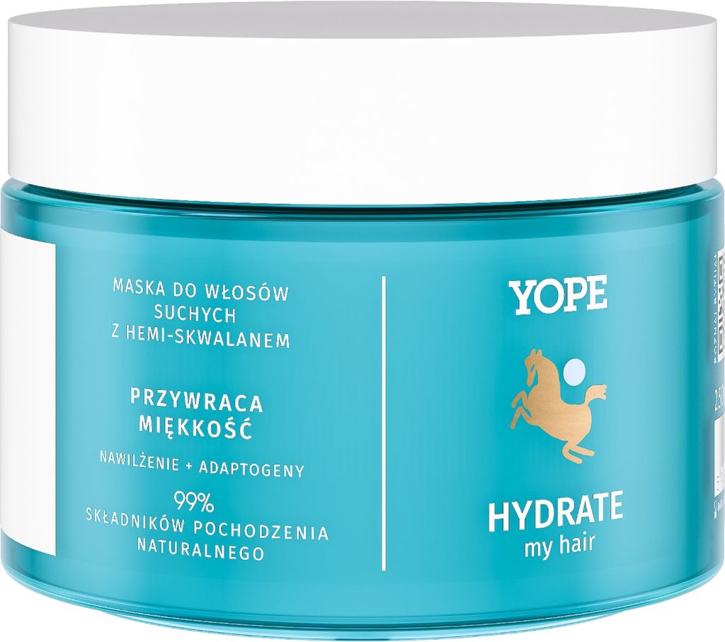 YOPE Hydrate My Hair Maske für trockenes Haar mit Hemi-Squalan 250ml